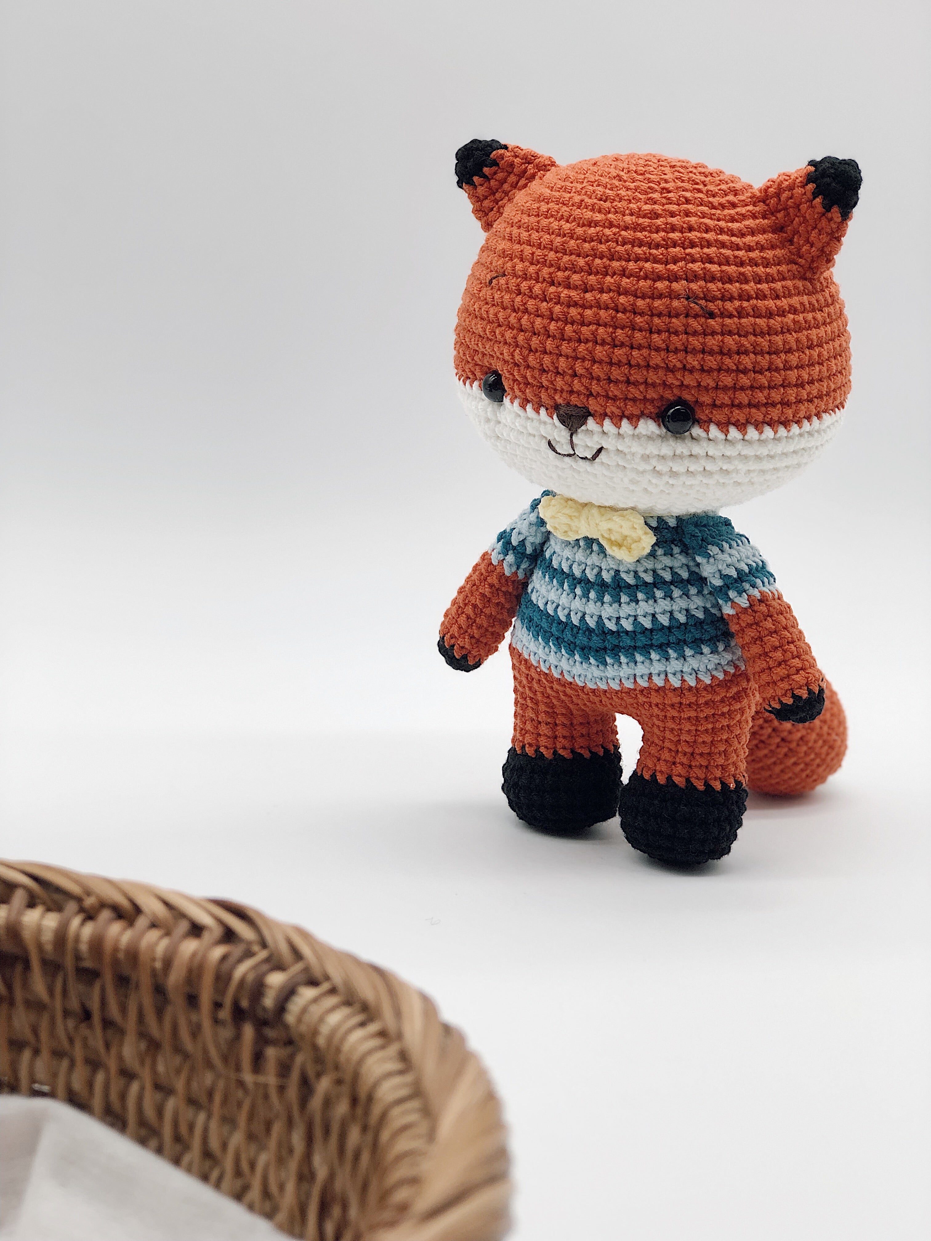 Crochet The Little Fox - PDF Pattern - Language: English – Tranguyenami