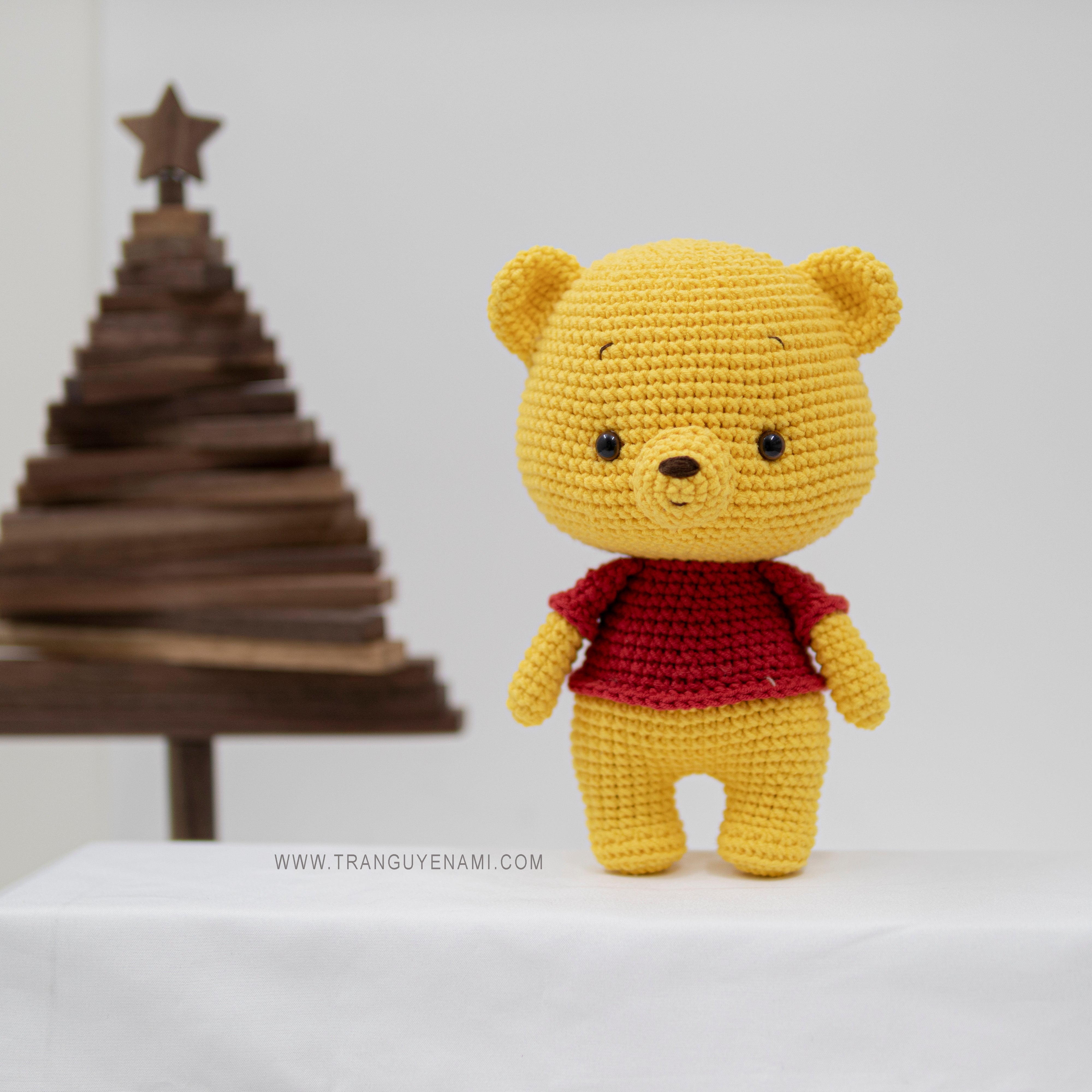Pooh Pattern Pooh - Winnie The Pooh- Crochet PDF pattern – Tranguyenami